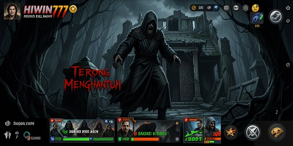 Gameplay HIWIN777 yang menakutkan dengan makhluk mengerikan.