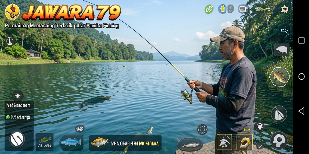 Tangkapan ikan besar di gameplay JAWARA79 yang menantang.