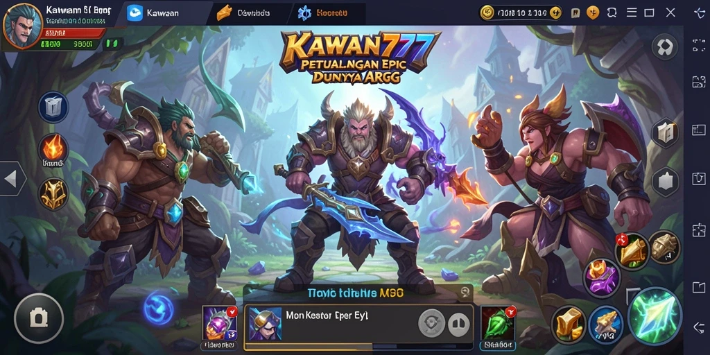 Tampilan gameplay KAWAN777 yang menakjubkan dalam dunia ARPG.