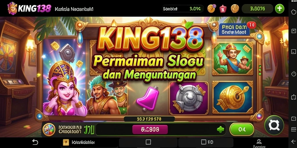 Tampilan gameplay KING138 yang mengasyikkan dengan efek visual menawan.