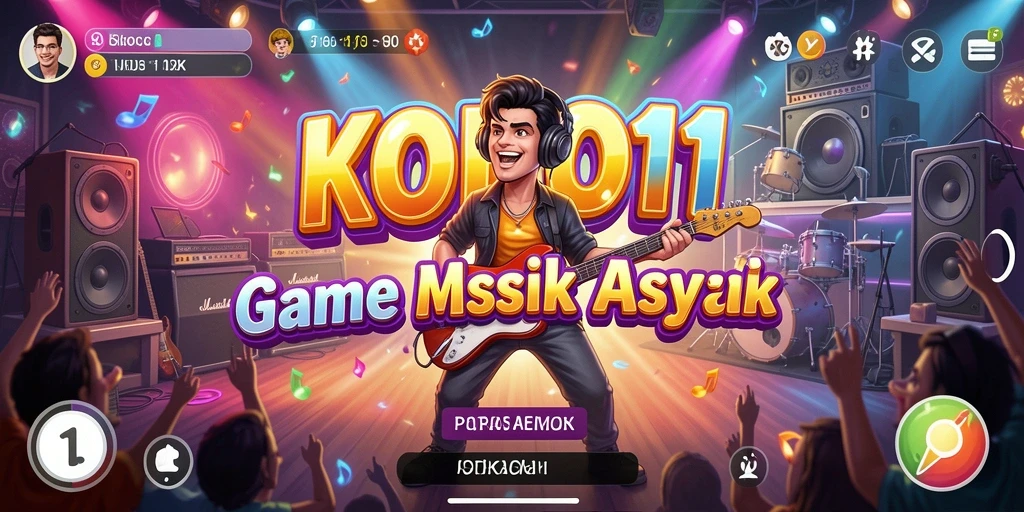 Tampilan gameplay KOKO11 yang penuh warna dan energik.