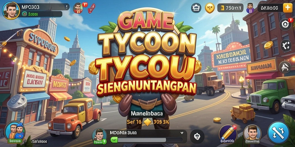 Gameplay menarik MPO303 dengan manajemen bisnis yang seru.