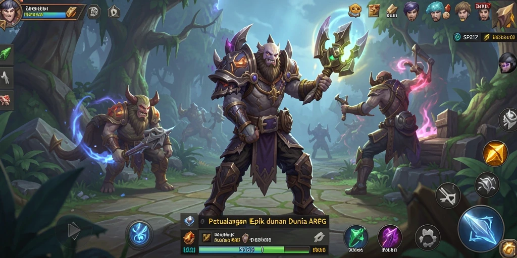 Tangkapan layar gameplay ARPG yang menampilkan aksi seru dalam SP212.